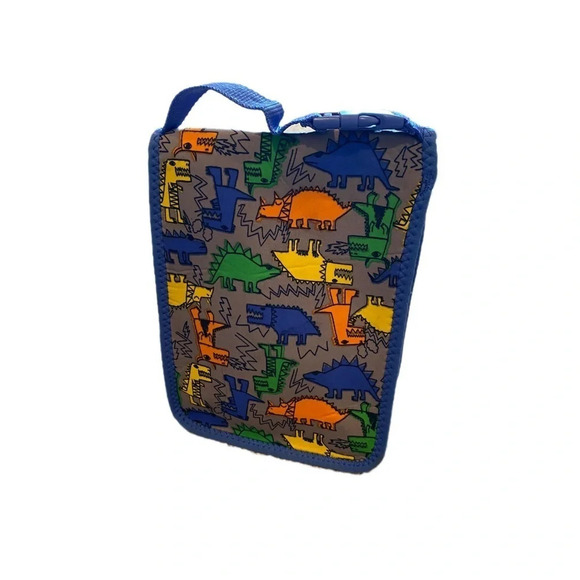 Soft Shelled Colorful Dinosaur Lunch Bag​ - Picture 7 of 12
